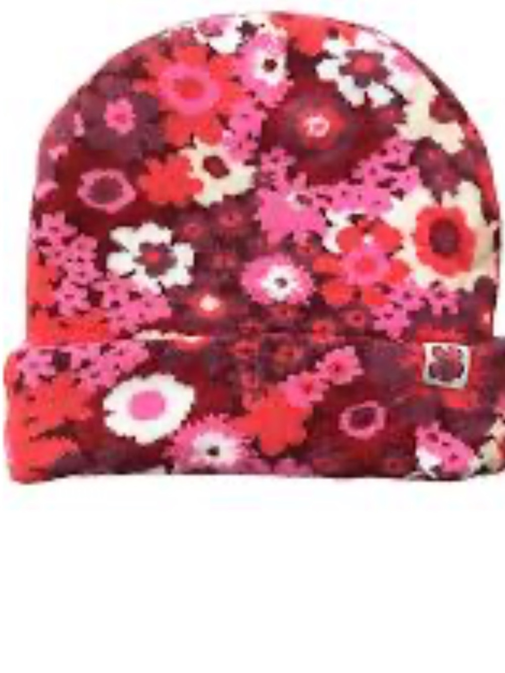 NWOT Lesley Evers Flower Power Hat  - Pink & Red